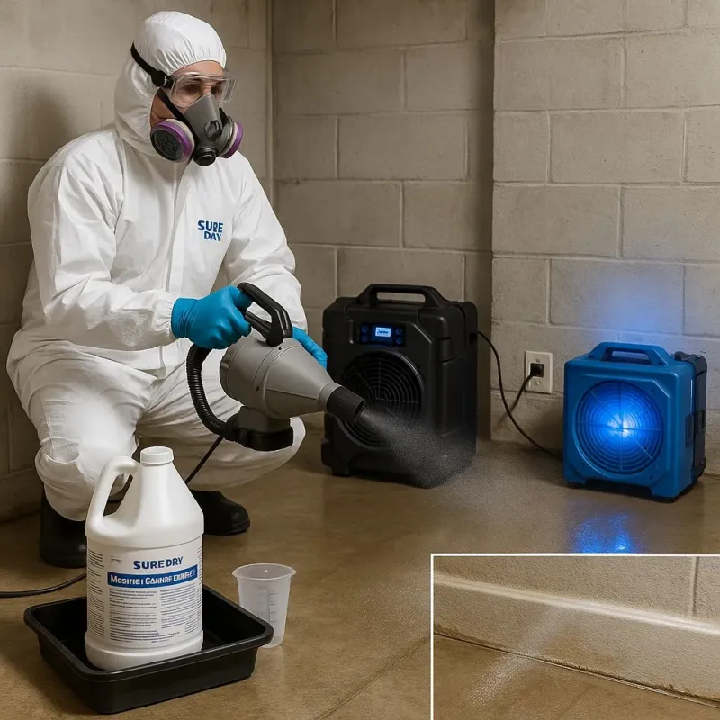 Sanitization and Odor Removal process in Reminderville, OH